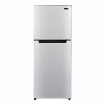Magic Chef HMDR1000ST 10.1 Cu Ft Top Freezer Refrigerator Platinum Steel