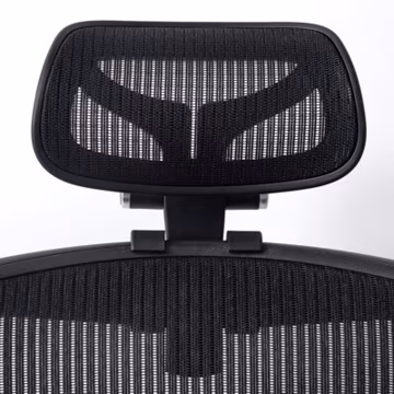 Headrest for Herman Miller classic and remastered Aeron office Chair Balck Color