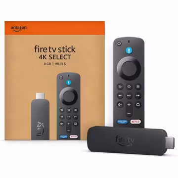 Fire TV Stick 4K Select, Streaming in 4K, Free & Live TV