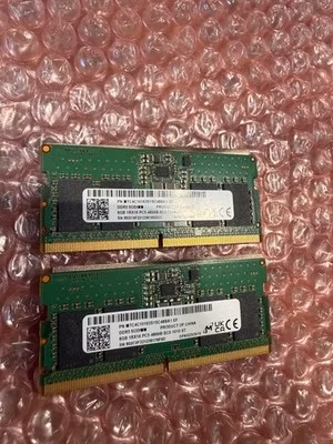 Micron 16gb DDR5 2x8GB 1RX16 PC5-4800B-SC0-1010-XT laptop Ram Memory