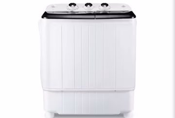 White Compact Portable Washer