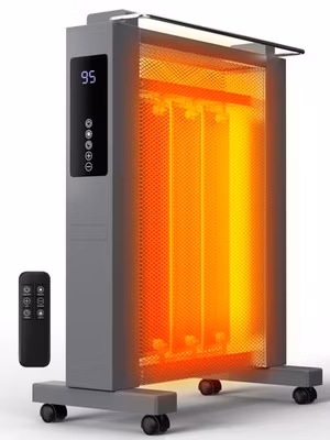 Uthfy 1500W Space Heaters Indoor Use 26 Inch Convection Electric Heater 3 Sides