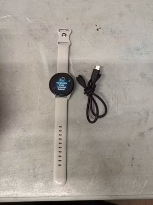 Garmin Forerunner 165 GPS Fitness Smartwatch 43mm White Beige Android IOS