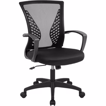 BestOffice Ergonomic Office Chair, Lumbar Support Adjustable Height with Armrest