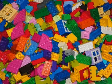 LEGO - DUPLO - HUGE BRICK SALE - LOT of 100 PIECES - $29.99 - FREE SHIPPING !!
