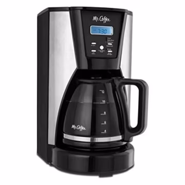 Mr. Coffee BVMCMJX41NWF 12-Cup Pot Programmable Brewer Auto-Shutoff Coffee Ma...