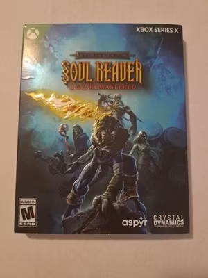New Legacy of Kain Soul Reaver 1 & 2 Remastered Slipcover Xbox Series X Limited