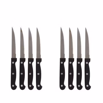 8 PCS Pack Of 8 Inches Stainless Steel Steak Knives 8 Set Kitchen Tools (8 Pack)