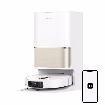 DREAME L50 Ultra White Robot Vacuum 19,500Pa Suction|Certified Refurbished