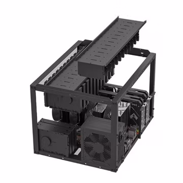 28 HDD Open Air PC Case DIY Test Bench Frame with 3.5 Inch Hard Drive Holders