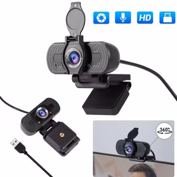 1080P Webcam USB With Microphone Video Camera Autofocus For PC Desktop Laptop