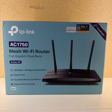 TP-Link Archer A7 AC1750 Wireless Dual-Band Gigabit Router - Black NIB