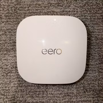 eero Pro 6E Tri-Band Wi-Fi 6 Mesh Router White 2-Port Gigabit No Cord