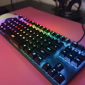 HyperX Alloy Origins Core TKL Mechanical Gaming Keyboard - Aqua Tactile open box