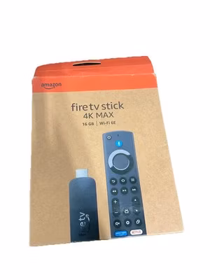 New Amazon Fire TV Stick 4K MAX Ultra HD HDR Streaming Media Player Wi-Fi 6E 16G