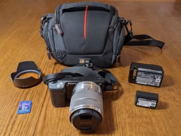 Sony Alpha NEX-5 14.2MP Digital Camera W/ 18-55mm OSS Zoom Lens