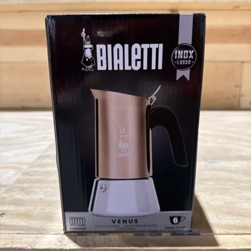 Bialetti Venus Coffee Espresso Maker - 6 Cups - Copper