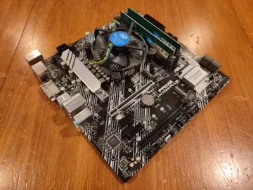 GAMING COMBO: ASUS Prime H470M-PLUS MOTHERBOARD + i5-10600KF CPU + 16GB DDR4