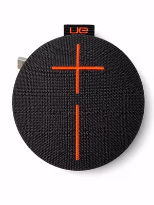 Ultimate Ears UE ROLL Bluetooth Portable Round Speaker Black/Orange w/ USB