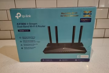 TP-Link Archer AX20 AX1800 Dual-Band Wi-Fi 6 Router Brand New Sealed In Box