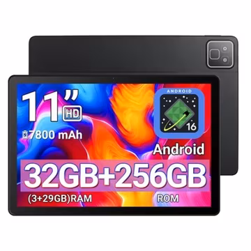 Tablet 11 Inch Android 16 32GB RAM+256GB ROM (TF 1TB) 5-Core 7800mAh Dual Camera