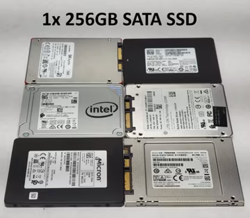 Mixed Brands 256GB 2.5" SATA SSD 256GB SOLID STATE DRIVE QUANTITY OF 1
