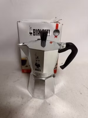 Bialetti Moka Express Coffee Maker - 6 Cup - Silver