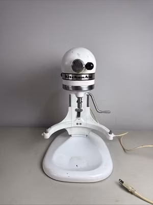 Vintage KitchenAid Hobart K5-A 5 Qt Stand Mixer Base Only White Tested USA