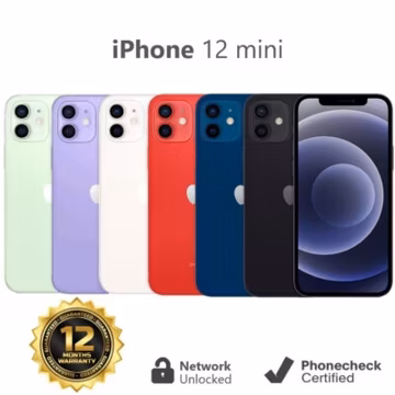 Apple iPhone 12 mini - 64 GB | 128GB | 256GB - (Unlocked) Smartphone