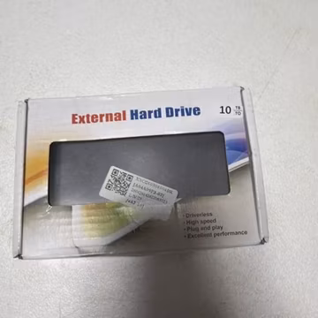 10TB Driverless External Hard Drive USB 2.0 3.0 & 3.1 | Lightweight and Fast