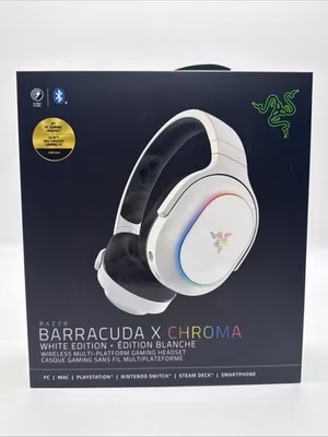 New & Sealed! Razer Barracuda X Chroma White Edition Wireless Gaming Headset NIB