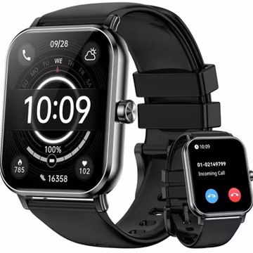 Smart Watch for Men Women 1.85" Fitness Tracker with Bluetooth Calls