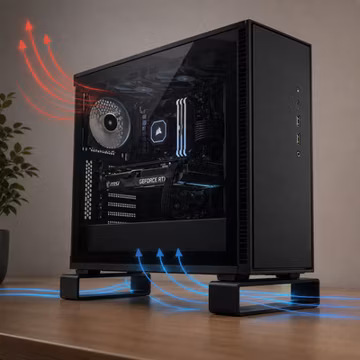 Desktop PC Stand | Computer Tower Riser | Gaming PC Holder | Airflow Case Stand