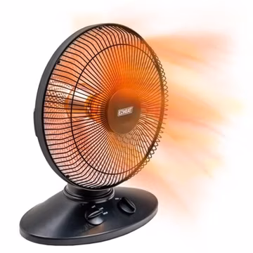 EZ-HEAT 1,000-Watt Indoor Parabolic Dish Space Heater w