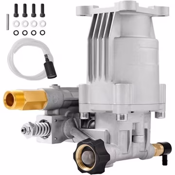 Uimoso 3400 PSI 2.5 GPM Horizontal Pressure Washer Pump, 3/4" Connection