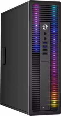 HP RGB GAMING DESKTOP COMPUTER PC INTEL i5 GEFORCE 730 16GB 2TB HD WIFI WIN 11