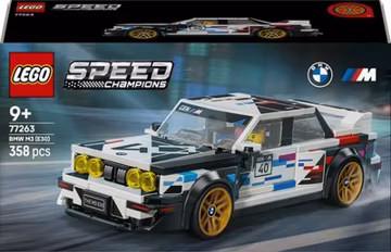 LEGO Speed Champions BMW M3 (E30) Building Toy Set 77263 Display Model New Gift