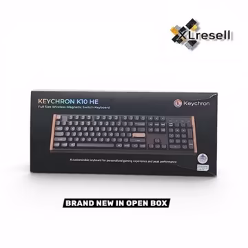 Keychron K10 HE 100% Custom Hall Effect Mechanical Gaming Keyboard QMK Black