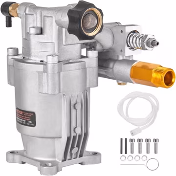 Pressure Washer Pump Power Washer Pump 3/4" Horizontal 3400 PSI 2.5 GPM