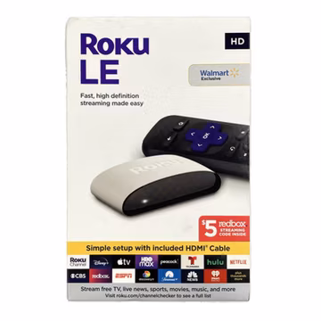 Roku LE HD Streaming Media Player w/ HDMI Cable & Remote NIB Walmart Exclusive