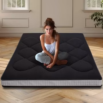 Extra Thick Japanese Sleeping Floor Mattress Foldable Roll Up Futon Tatami Mat