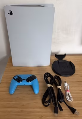 Sony Playstation 5 PS5 Disc 825GB SSD White System (CFI-1215) *TESTED* NICE fat