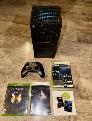 Microsoft Xbox Series X Halo 20th Anniversary Bundle w/ Games & Headset