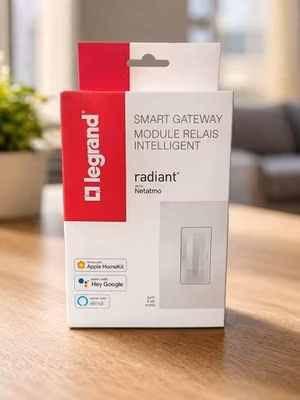 Legrand Radiant with Netatmo Smart Home Gateway/Hub WNRH1WH - White