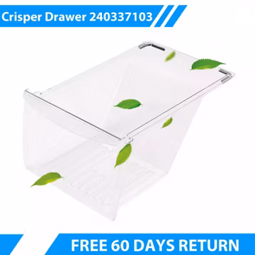 Fridge Refrigerator Clear Crisper Drawer Pan Replacement For 240337103 PS429854