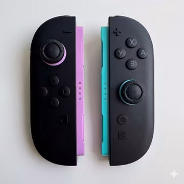 For Nintendo Switch 2 Joy Con 2 L & R Controller Handles Light Purple / Green