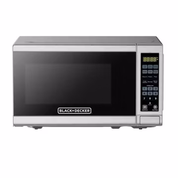 BLACK+DECKER Microwave Oven 0.9 CU Ft Stainless Steel 700W New Open Box EM720CB7
