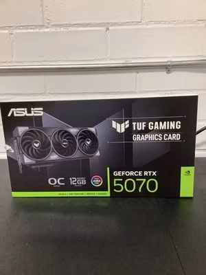 ASUS NVIDIA GeForce RTX 5070 TUF Gaming OC 12GB GDDR7 Graphics Card