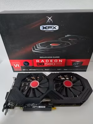 AMD Radeon RX580 8Gb XFX GTS Black Edition OC+ 4K Gaming GPU Video Card