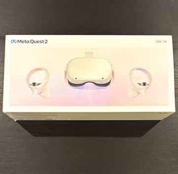 Meta Quest 2 Box with accessories